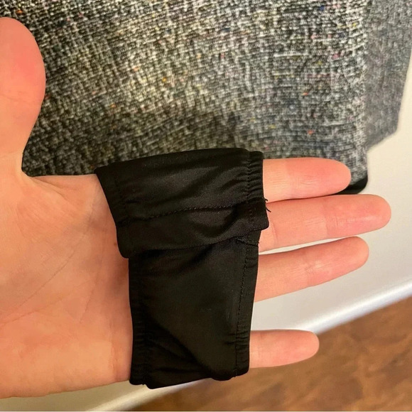 Walter Baker Skylar Tweed Long Sleeve Bodysuit Size XL Snap Closure - Picture 7 of 8